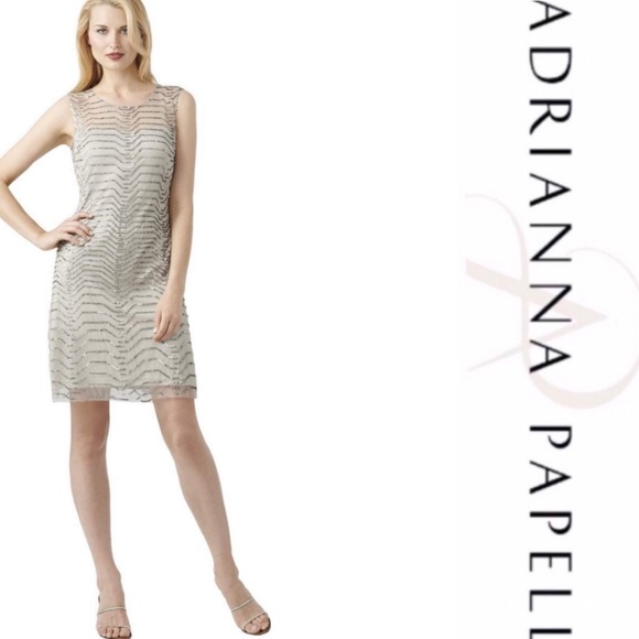 Adrianna Papell Dresses & Skirts - Adrianna Papell sleeveless beaded dress